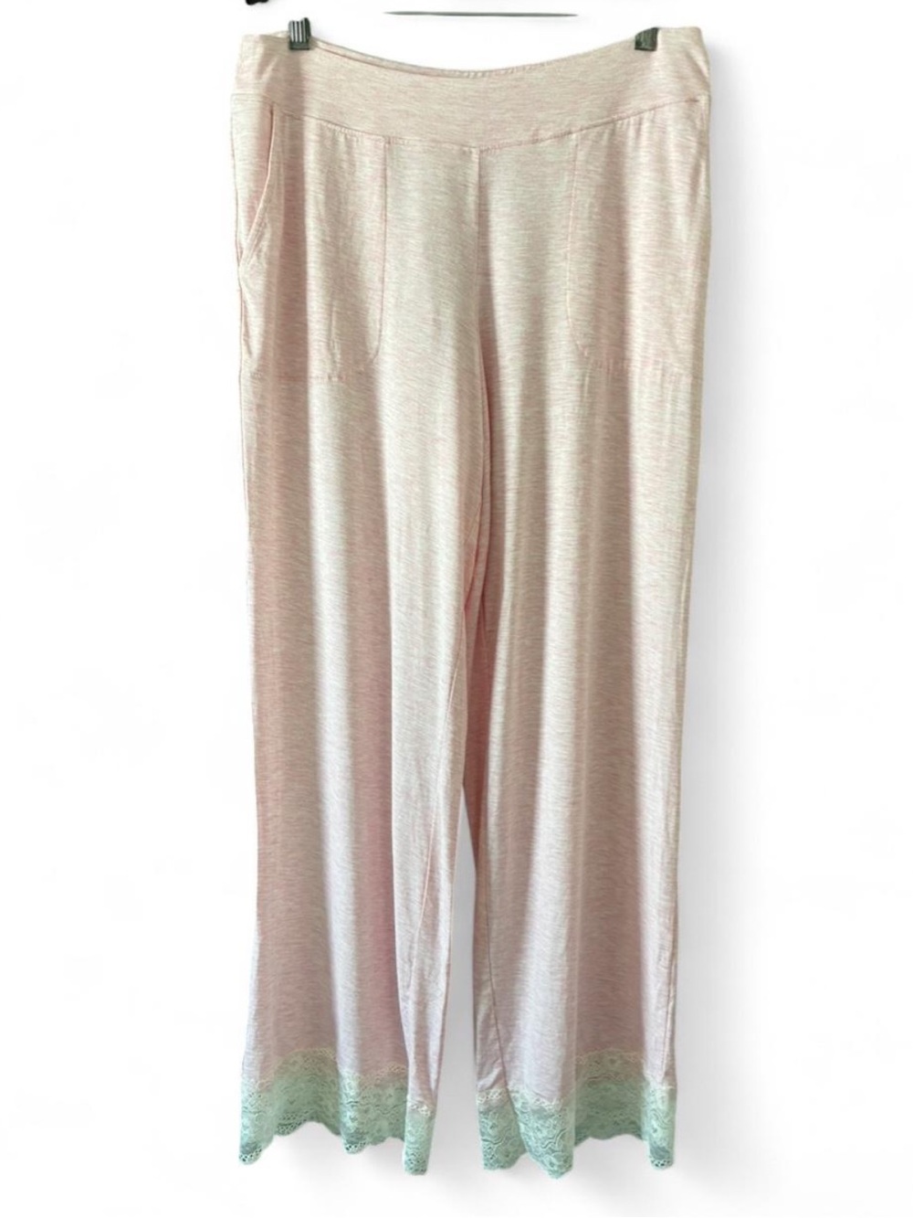 Soma NWT Cool Nights Pink Lace-Hem Pajama Pants Size Medium - Picture 3 of 7